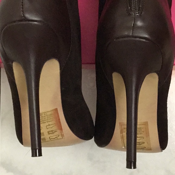 ShoeDazzle STUNNING Chocolate Brown knee boots 7.5 - Picture 5 of 8